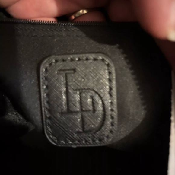 Mini Backpack Purse for Women Phone Bag Wallets Handbags Clutch Black W/ Pink - Picture 3 of 4